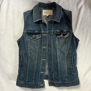 Two by Vince Camuto Medium Blue Denim Jacket